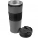 Термостакан Hard Work, вакуумный, темно-серый (графит) 