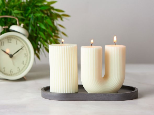 Набор свечей на подставке Aris 