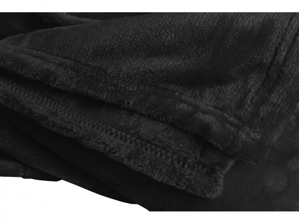 Плед мягкий флисовый Fancy, черный 