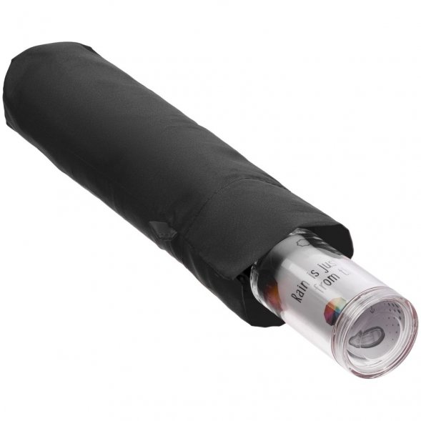 Зонт складной Fillit, черный 