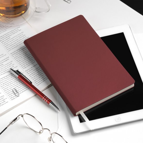 Ежедневник Star недатированный, бургунди (без упаковки, без стикера) 