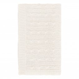 Плед Fado вязаный, бежевый (без подарочной коробки)