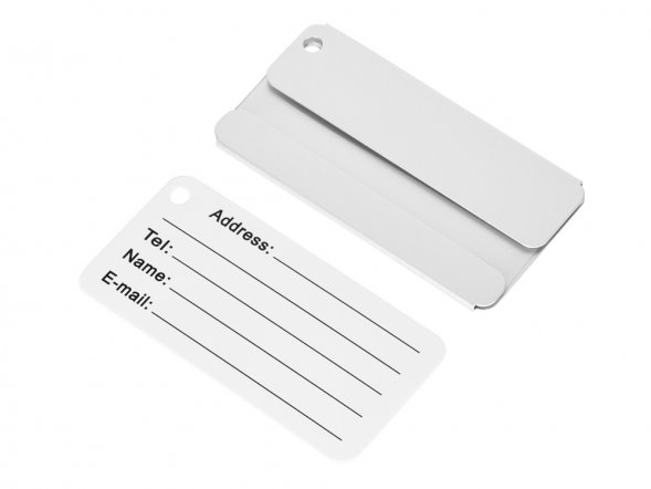 Бирка для багажа Travel, серебристый 