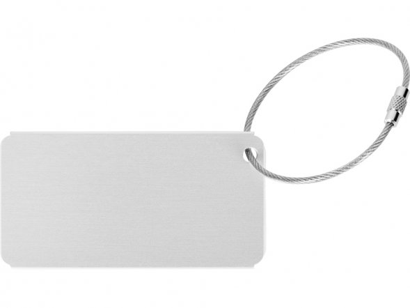 Бирка для багажа Travel, серебристый 