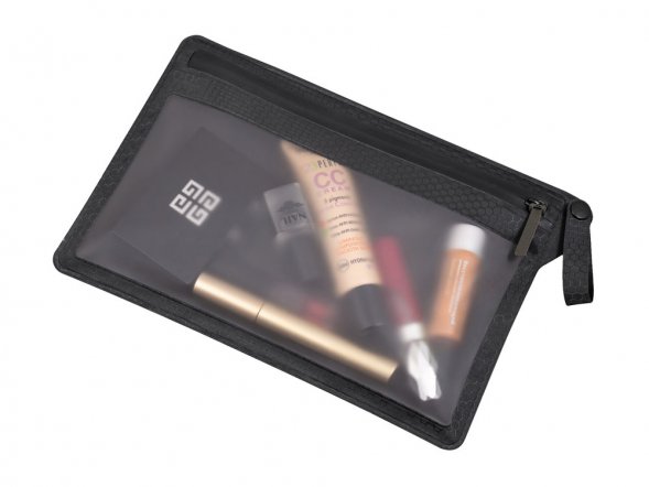 Органайзер On clouds двумя отделениями из нейлона 250х170 мм (в инд. пакетике), серый/черный 