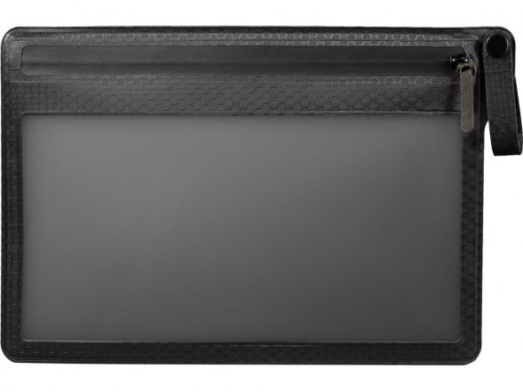 Органайзер On clouds двумя отделениями из нейлона 250х170 мм (в инд. пакетике), серый/черный 