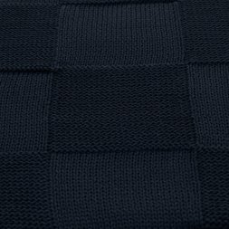 Плед Cella вязаный, синий (без подарочной коробки)