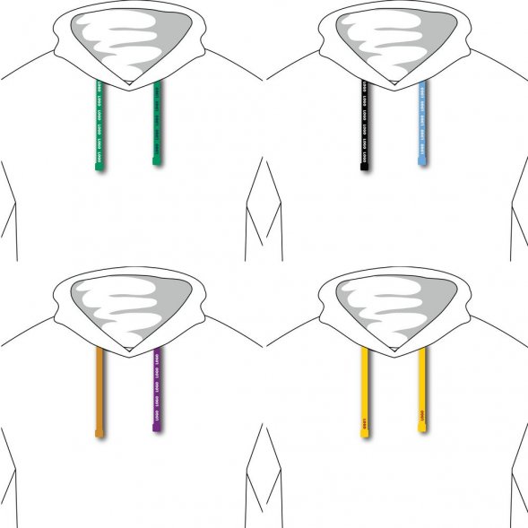 Вязаный шнурок в капюшон на заказ Tape 