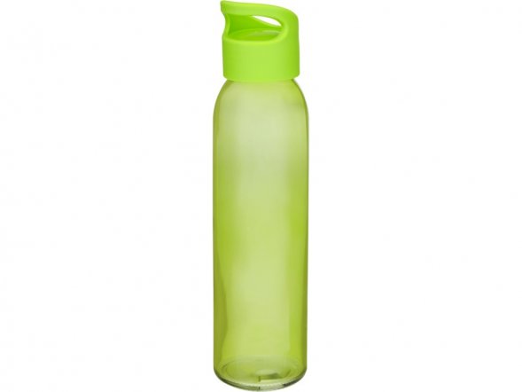 Спортивная бутылка Sky из стекла объемом 500 мл, зеленый лайм 
