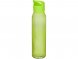 Спортивная бутылка Sky из стекла объемом 500 мл, зеленый лайм 