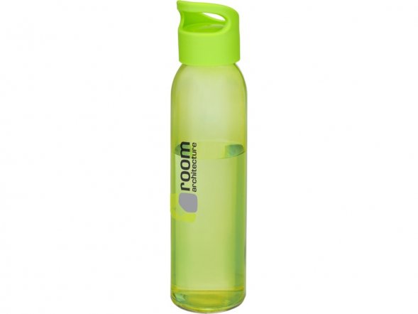 Спортивная бутылка Sky из стекла объемом 500 мл, зеленый лайм 