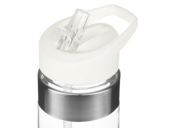 Бутылка для воды Pallant , тритан, 700мл, прозрачный/белый 