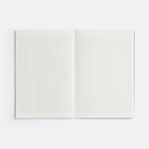 Блокнот Marco в клетку, черный 