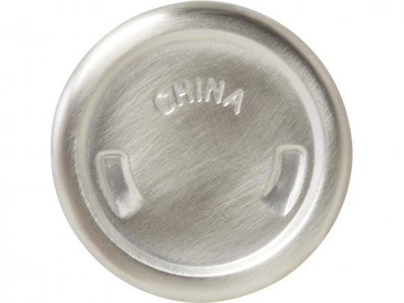 Бутылка для воды Guzzle из нержавеющей стали, сертифицированной по стандарту RCS, 820 мл - Серебристый 