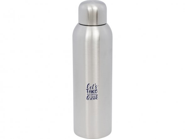 Бутылка для воды Guzzle из нержавеющей стали, сертифицированной по стандарту RCS, 820 мл - Серебристый 