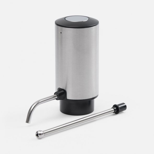 Электрический аэратор-дозатор для вина Tuoretta, серебристый 