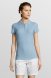 Рубашка поло женская People 210, голубая 