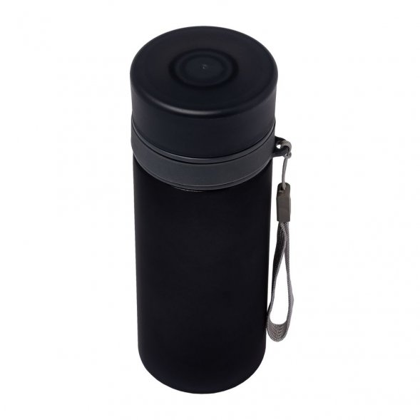 Бутылка для воды Simple, черная 