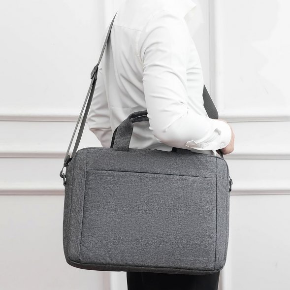 Сумка для ноутбука L225, темно-серая 