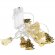 Светодиодная гирлянда Golden Lights, золотистая 