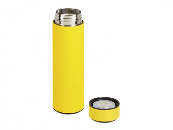 Вакуумный термос Module X с индикатором температуры, 500 мл, тубус, желтый 109C 