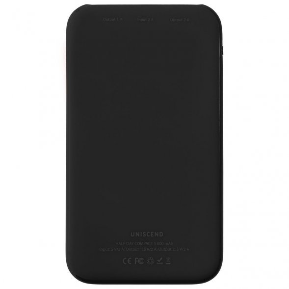 Внешний аккумулятор Uniscend Half Day Compact 5000 мAч, черный 