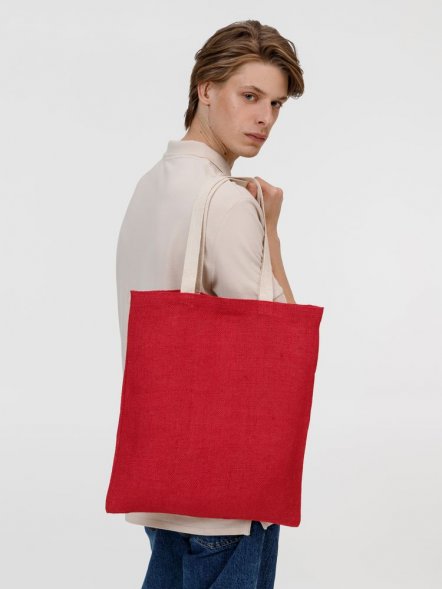Холщовая сумка на плечо Juhu, красная 