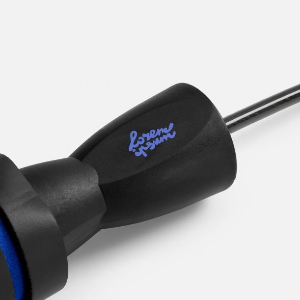 Беспроводная скакалка Silentino, черная с синим 