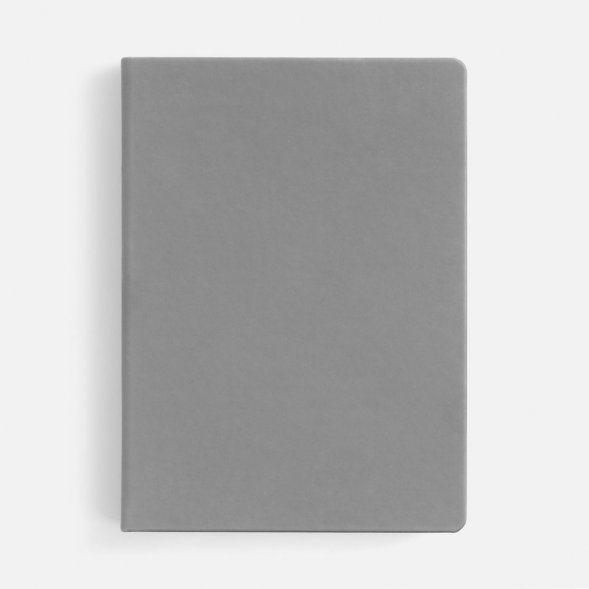 Ежедневник Shall, недатированный, серый 