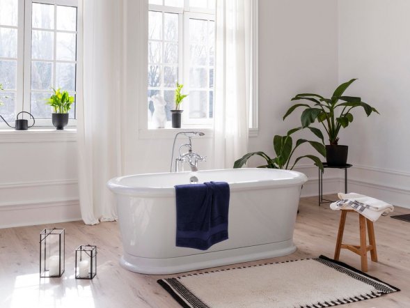 Полотенце Meliora, среднее, темно-синее 