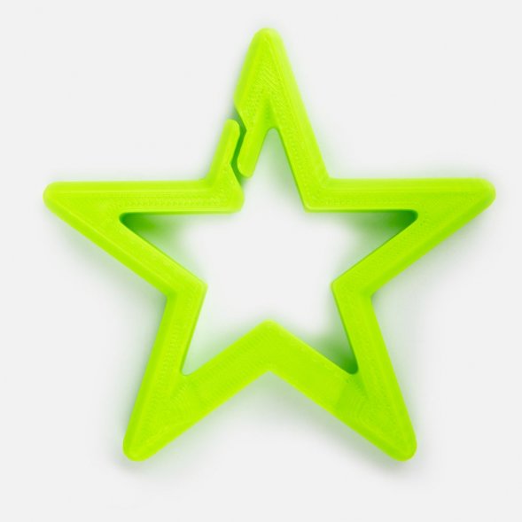 Брелок Impreso, 3D-печать на заказ, звезда 