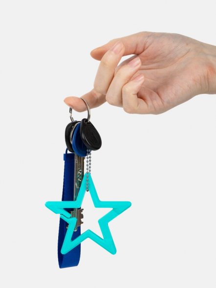 Брелок Impreso, 3D-печать на заказ, звезда 