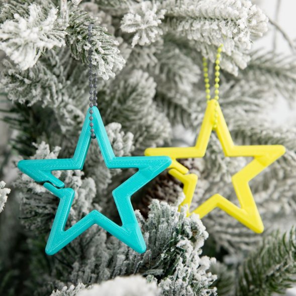 Брелок Impreso, 3D-печать на заказ, звезда 