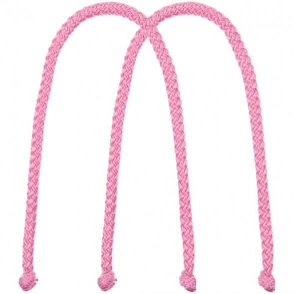 Ручки Corda для пакета L, розовые 