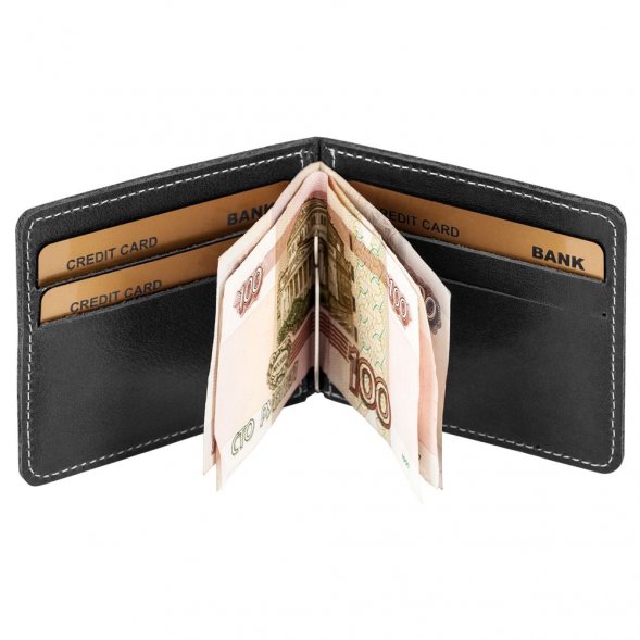 Зажим для купюр Apache, черный 