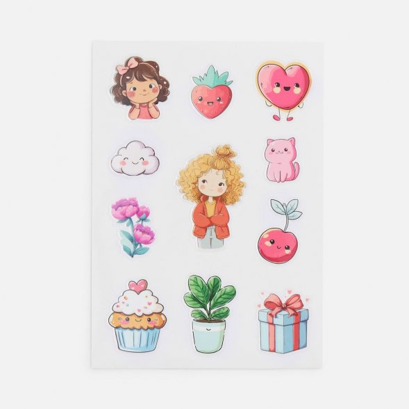 Стикерпак UV-DTF Thematik, для девочек 