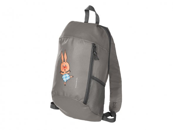 Рюкзак Винни-Пух, серый 