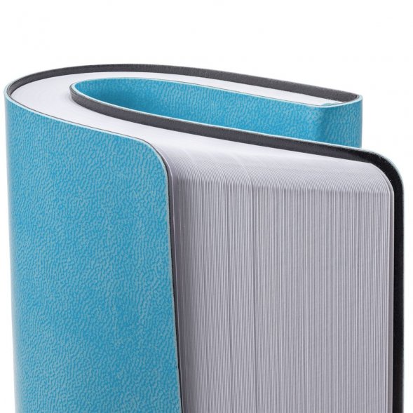 Ежедневник Romano, недатированный, с тонированным блоком, голубой 