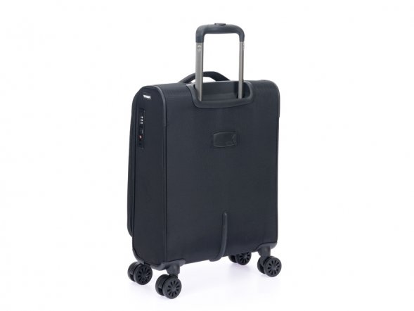 Чемодан TORBER Brosno, чёрный, нейлон 600D, 36,5 х 14 х 54 см, 32 л 