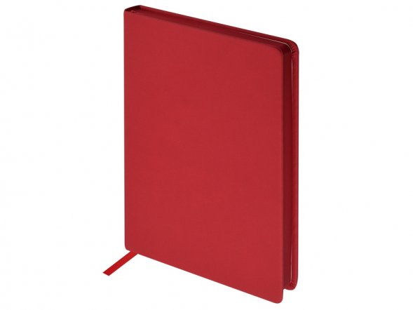 Ежедневник А5 Megapolis Color soft-touch, красный 