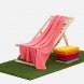 Флисовый плед Warm&amp;amp;Peace XL, розовый (коралловый) 