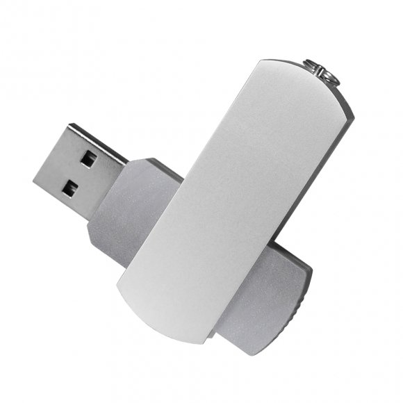 Флешка Elegante 16 Gb, серебряная 