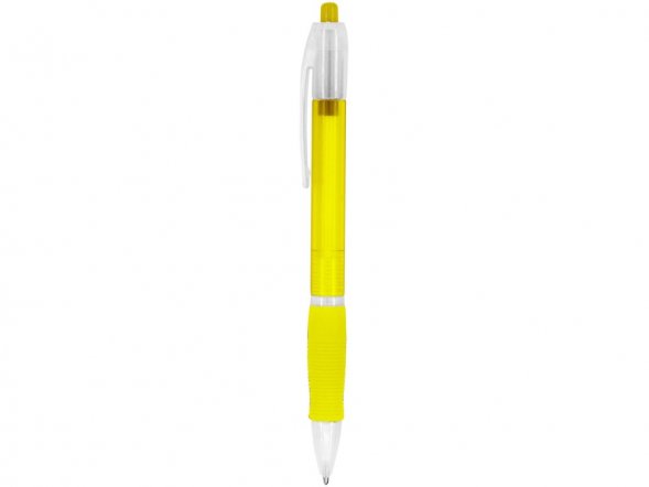 Ручка пластиковая шариковая ONTARIO, желтый 