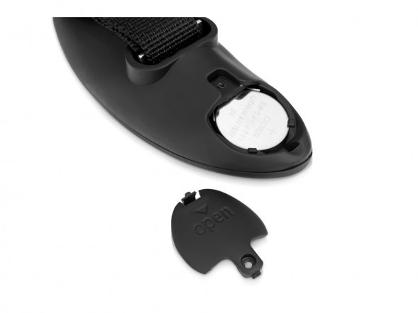 Багажные весы с покрытием soft touch Gravity, черный 