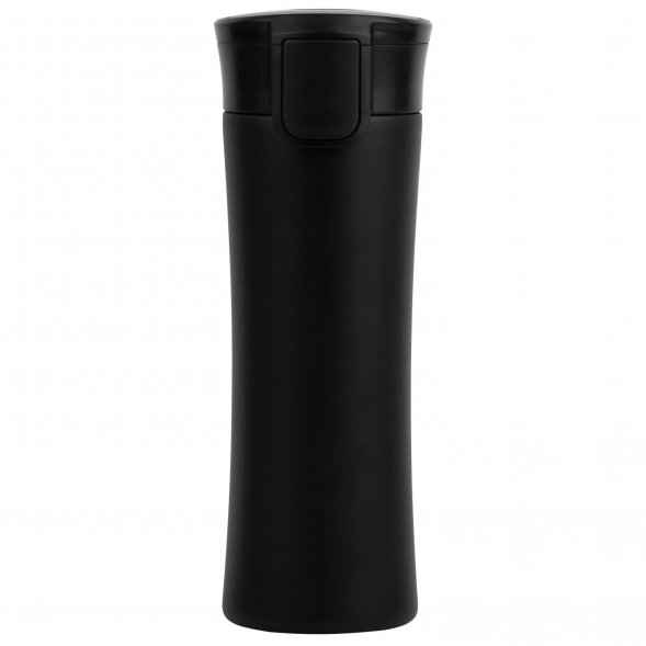 Термокружка вакуумная герметичная Baleo, черная 