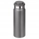 Термобутылка вакуумная герметичная Allegra, глянцевая серая 