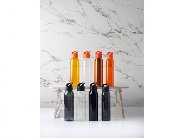 Спортивная бутылка Sky из стекла объемом 500 мл, черный 