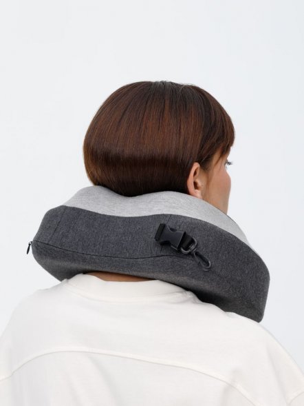 Дорожная подушка Piligrim, серая 