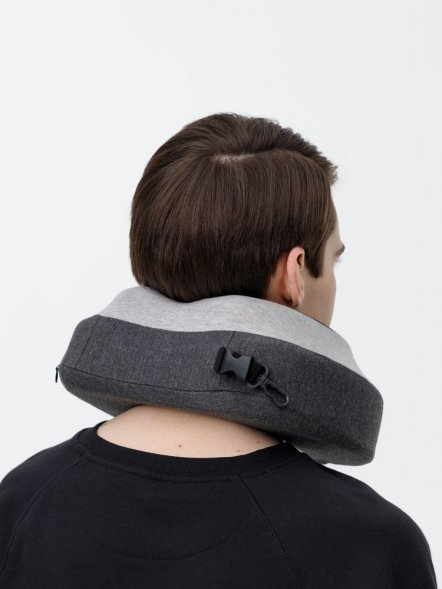 Дорожная подушка Piligrim, серая 