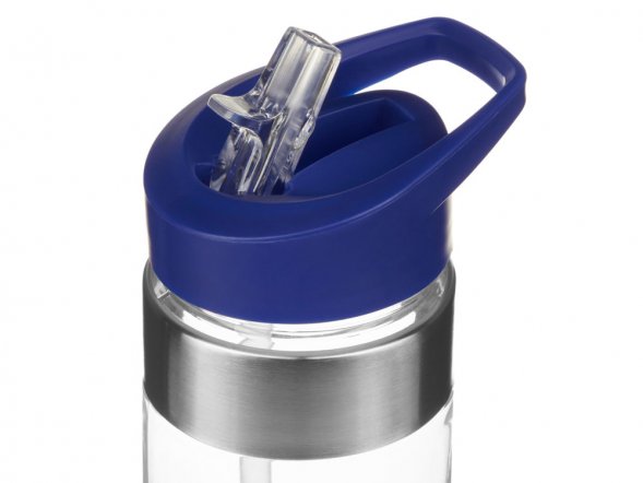 Бутылка для воды Pallant , тритан, 700мл, прозрачный/синий 